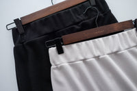 Lady Elastic 彈性直身簡約斯文後開叉半身裙, Skirt / SK8689 (black sold out)