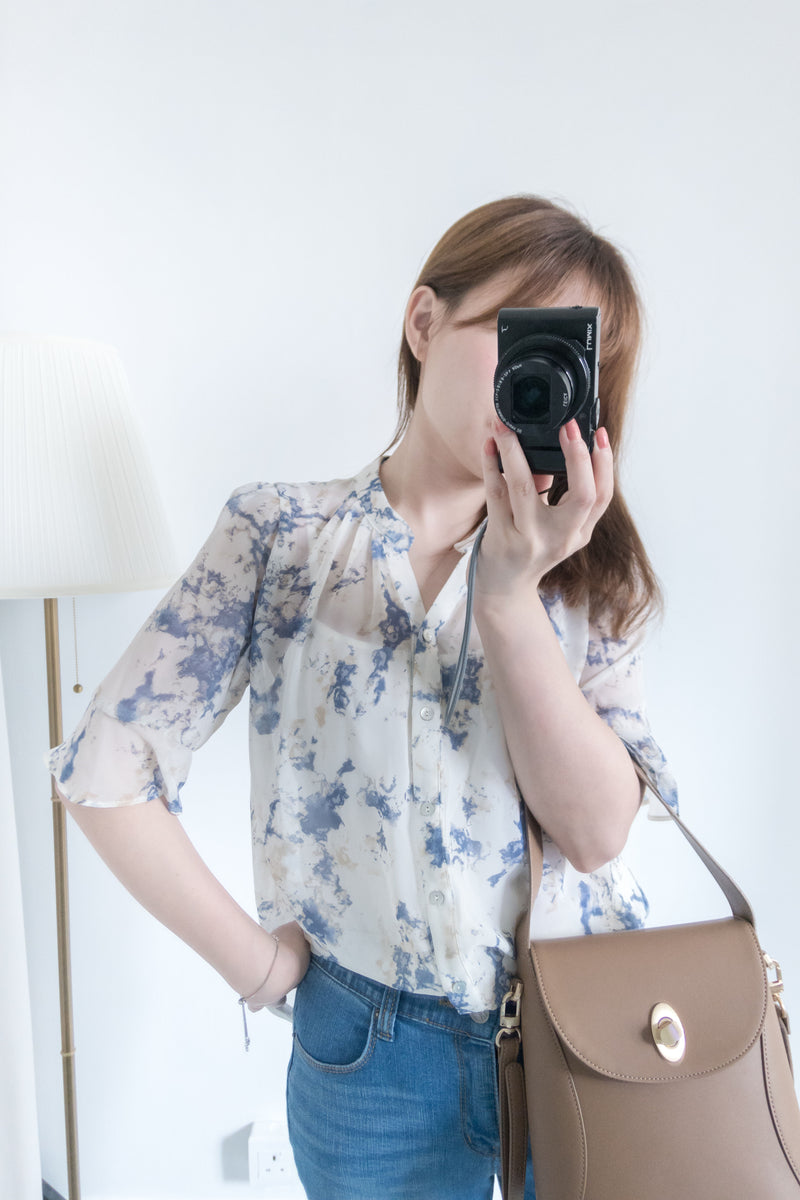 Sky Marble 天空大理石紋氣質輕盈, Blouse/ BU8531