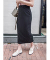 Lady Elastic 彈性直身簡約斯文後開叉半身裙, Skirt / SK8689 (black sold out)