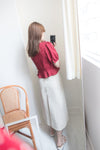 立體荷葉圓點波浪尾, Blouse/ L002