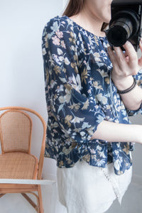 夏日印花兩著, Blouse/ L003