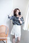 夏日印花兩著, Blouse/ L003