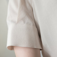 buckle 淺杏圓形大理石腰帶修腰, blouse/ BU8532