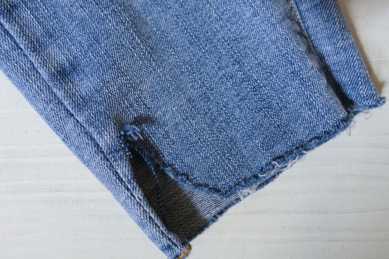 ombre 超彈性漸變開叉褲腳, Jeans/ PT8190
