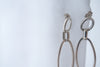 Double Loop, Silver made earrings/ ER8297