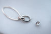 Double Loop, Silver made earrings/ ER8297