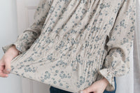 Branches 顯瘦氣質水彩花枝雙橡筋修腰, Blouse/ BU8612