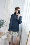 Marble 灰綠色雲石水彩全彈性修身裙, Skirt/ SK8391