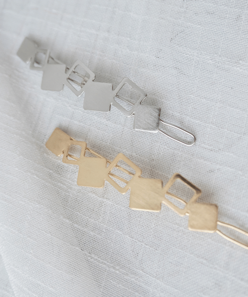 Metal Geometric, Flat Clip/ HA8093
