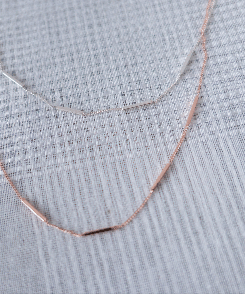 s925 Silver Bar, Necklace/ NL8101