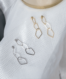 Silver made, loops earrings/ ER8276