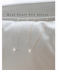 Silver made Real Pearl, Necklace/ NL8146