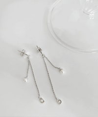 Pearl Crystal Drop Earrings/ ER8333