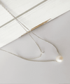 (S925 Silver) Double Loop 全條純銀, Necklace/ NL8144