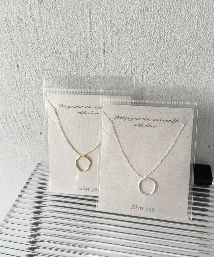 925 Silver made Oval, Necklace/ NL8148