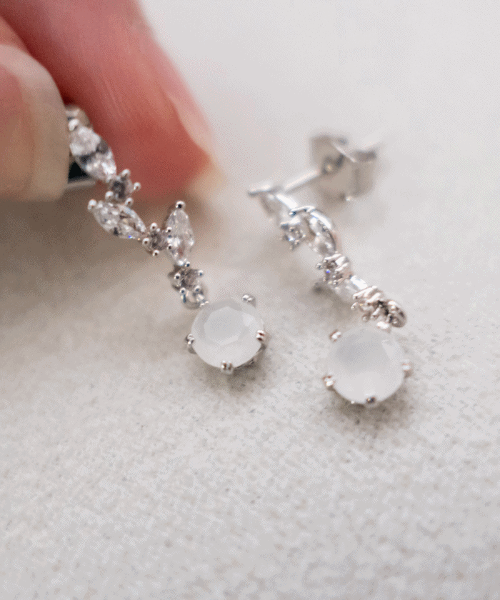 Crystal Gemstone, Drop Earrings/ ER8338