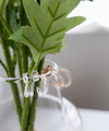 Silver-made ring, earrings/ ER8340 (Misty gold sold out)