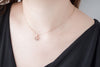 Crystal Clip, Necklace/ NL8137 (rosegold sold out)