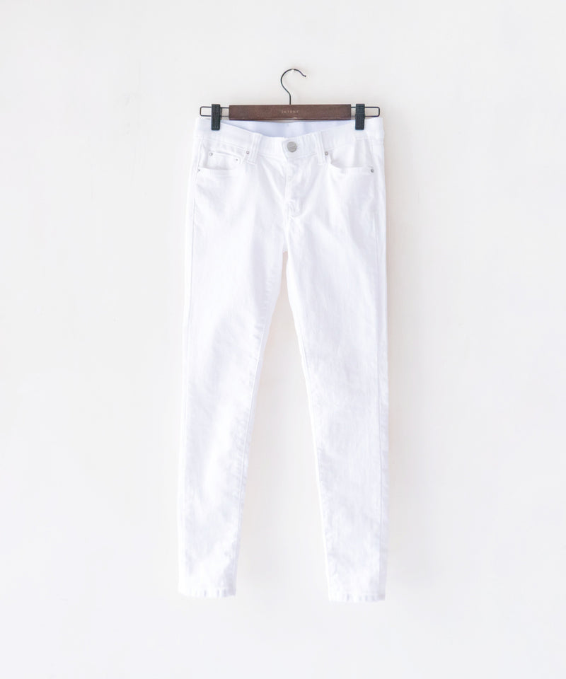 !Elastic! Just right, white pants/ PT8134