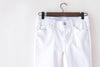 !Elastic! Just right, white pants/ PT8134