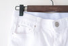 !Elastic! Just right, white pants/ PT8134
