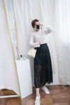 Veil 氣質紗感通花裙, Skirt/ SK8579