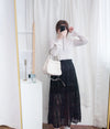 Veil 氣質紗感通花裙, Skirt/ SK8579