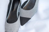 Houndstooth 優雅千鳥格尖頭 ,Shoes/ SH8046
